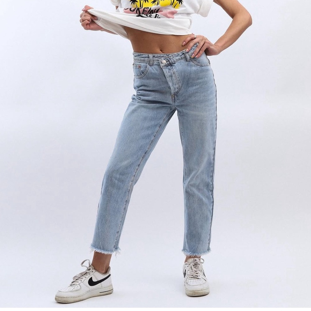 Firstage Asymmetric Zip Jeans Size Small